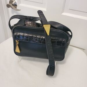 Americana by Sharif Black Crossbody, Classic, Business Casual